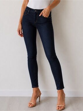 J.Crew Matchstick Skinny Jeans 25P Petite Black Mid Rise Stretch Denim Women